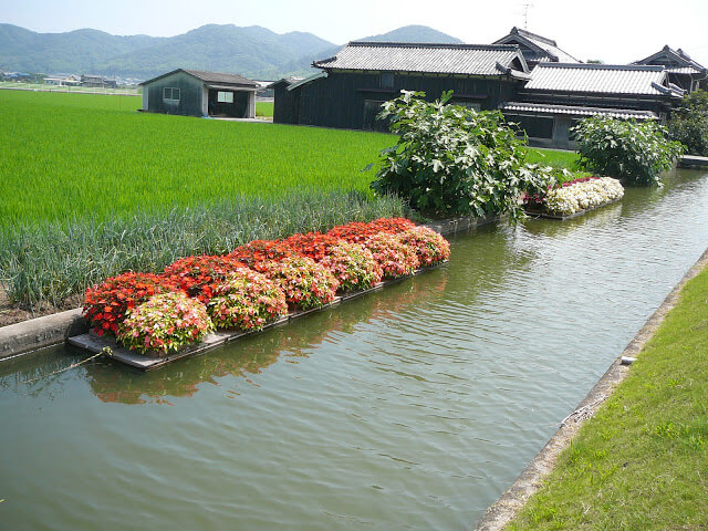 岡山県　農業用水路(岡山市南区藤田)