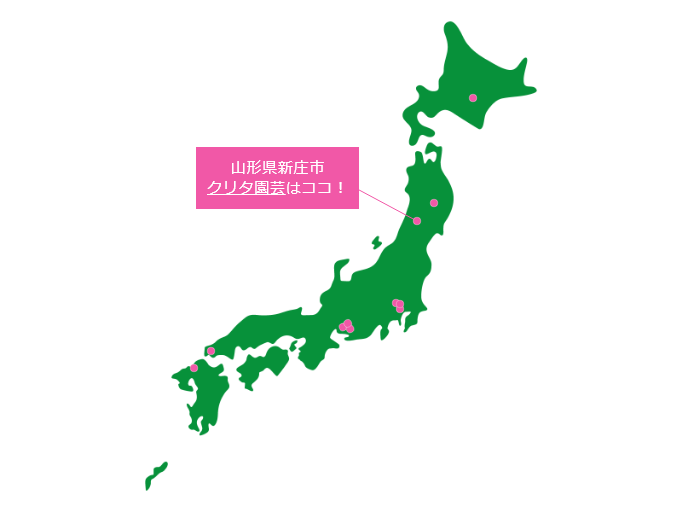 日本国内のサンパチェンス生産拠点
