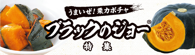 うまいぜ！栗カボチャ「ブラックのジョー」特集