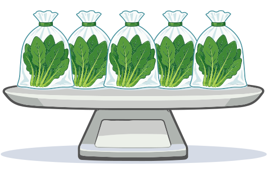 ほうれん草イラスト 量多い