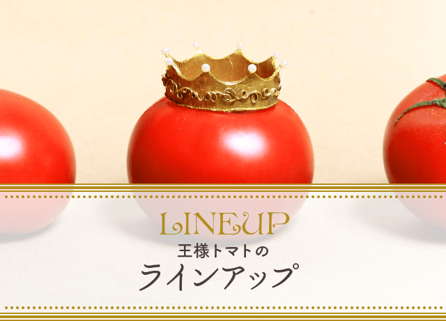 王様トマトのラインアップ